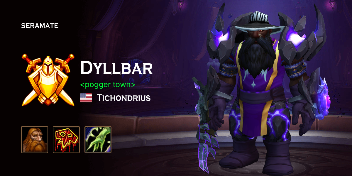 Dyllbar Tichondrius Us Seramate Wow Pvp Leaderboards Arena