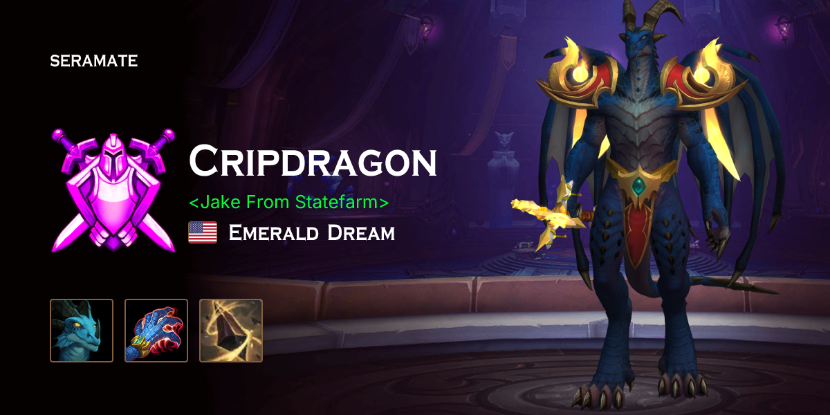 Emerald Ripper Cripdragon @ Emerald Dream (US) · Seramate · WoW PvP Leaderboards ...