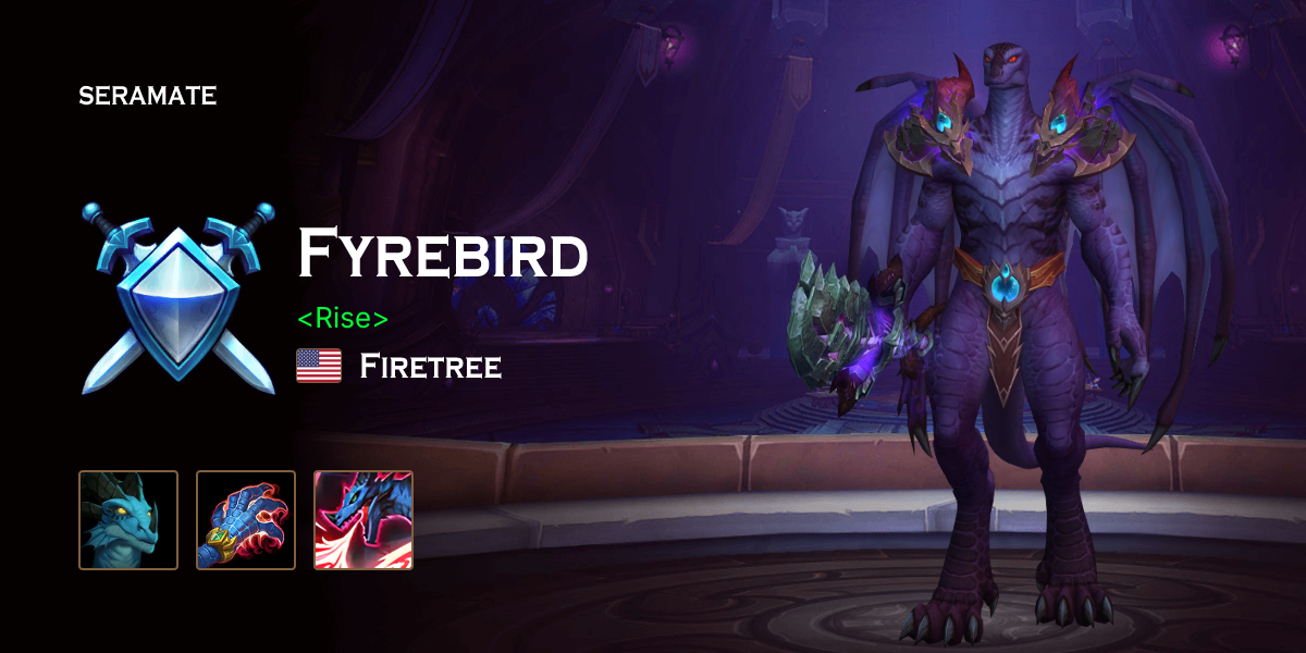 Fyrebird Fyrebird @ Firetree (US) · Seramate · WoW PvP Leaderboards, Arena ...