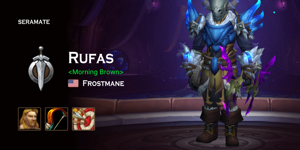 Rufas @ Frostmane (US) · Seramate · WoW PvP Leaderboards, Arena ...