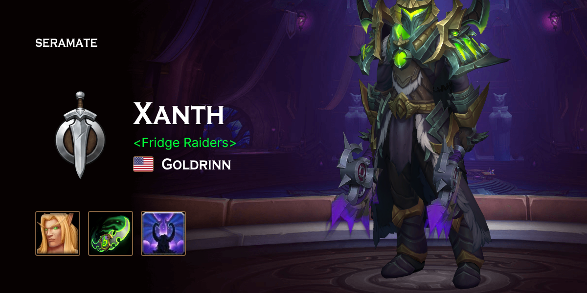 Xanth @ Goldrinn (US) · Seramate · WoW PvP Leaderboards, Arena Activity ...