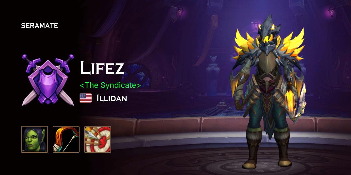 Lifez @ Illidan (US) · Seramate · WoW PvP Leaderboards, Arena Activity ...