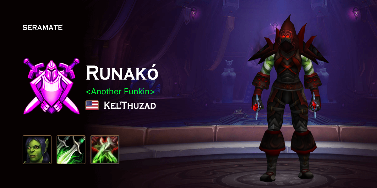 Runacko Runakó - Kel'Thuzad (US) WoW PvP Profile · Seramate