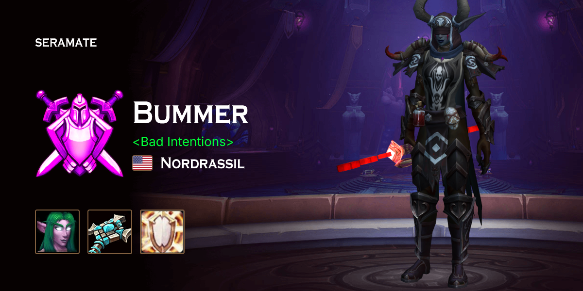 Bummer - Nordrassil (US) WoW PvP Profile · Seramate