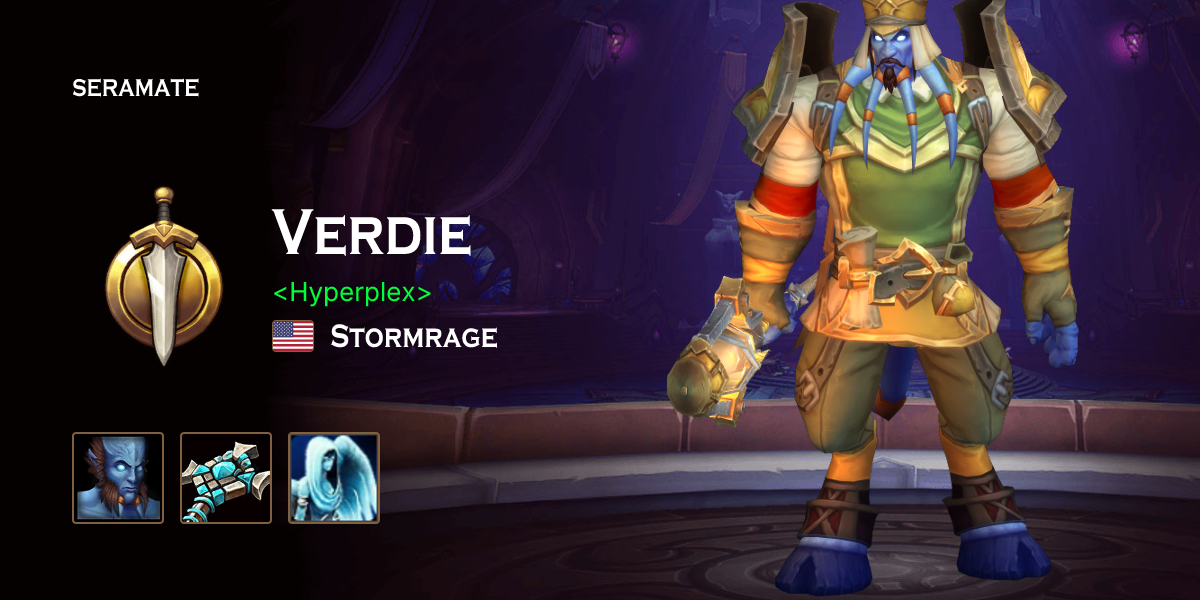 Verdie @ Stormrage (US) · Seramate · WoW PvP Leaderboards, Arena ...