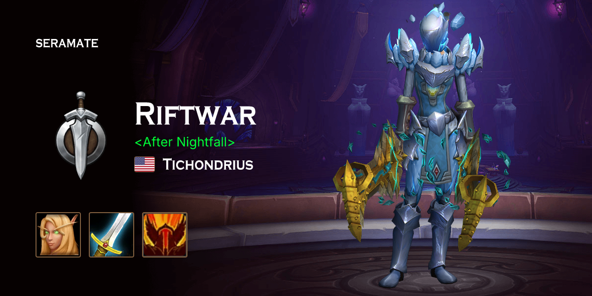 Riftwar @ Tichondrius (US) · Seramate · WoW PvP Leaderboards, Arena ...