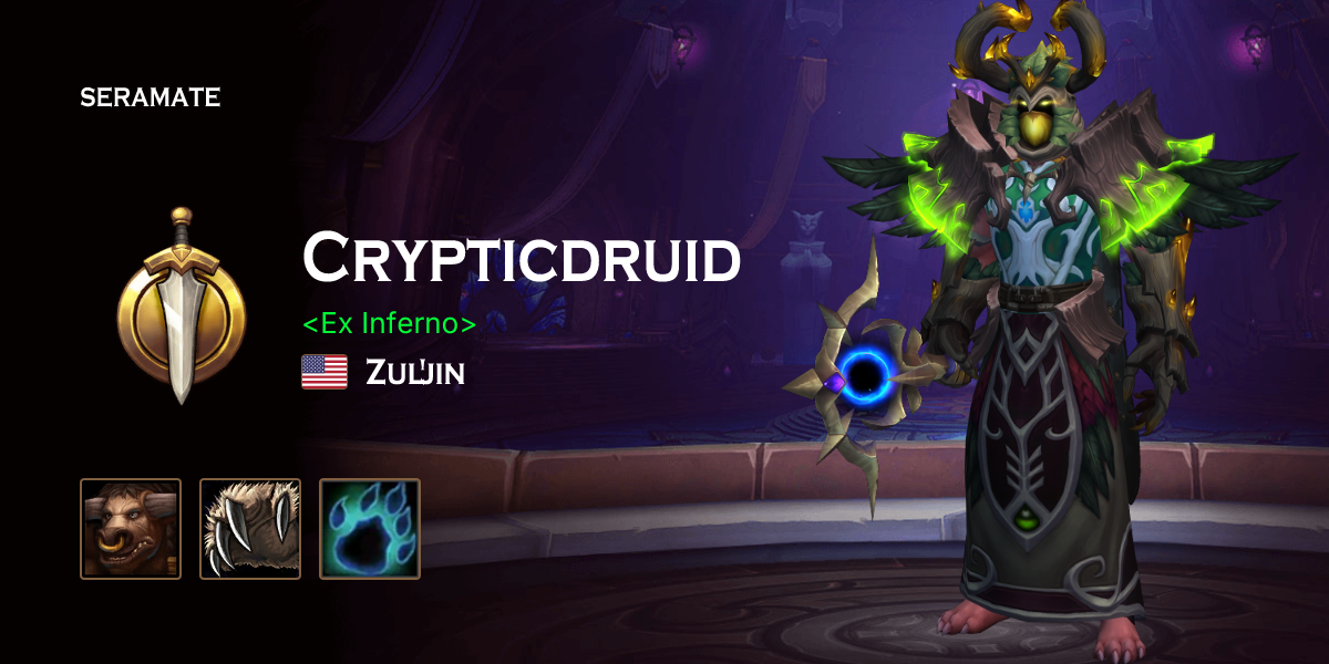 Crypticdruid @ Zul'jin (US) · Seramate · WoW PvP Leaderboards, Arena ...