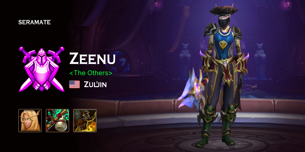 Zeenu @ Zul'jin (US) · Seramate · WoW PvP Leaderboards, Arena Activity ...