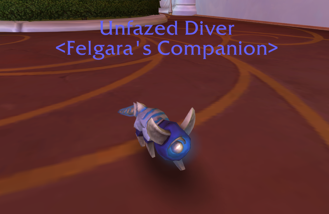 The Unfazed Diver Pet Discovered by WoW Secret Finders