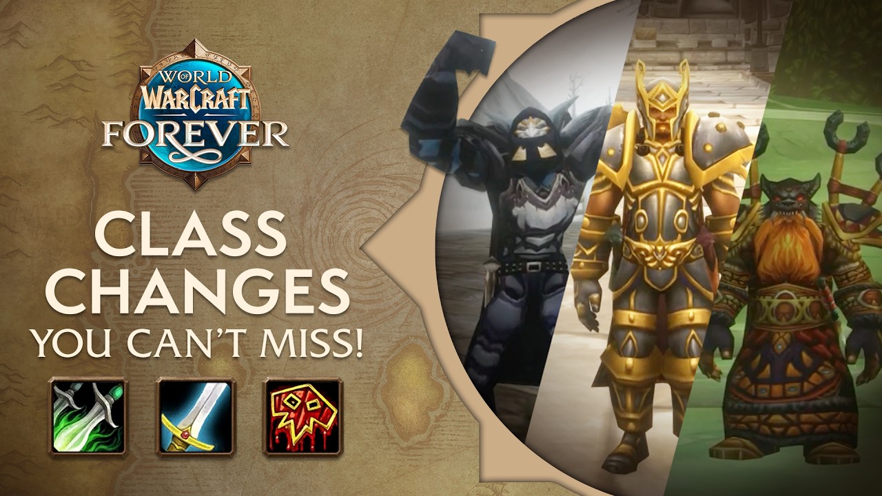 Class Highlights for Warriors, Rogues and Shamans in WoW: Forever