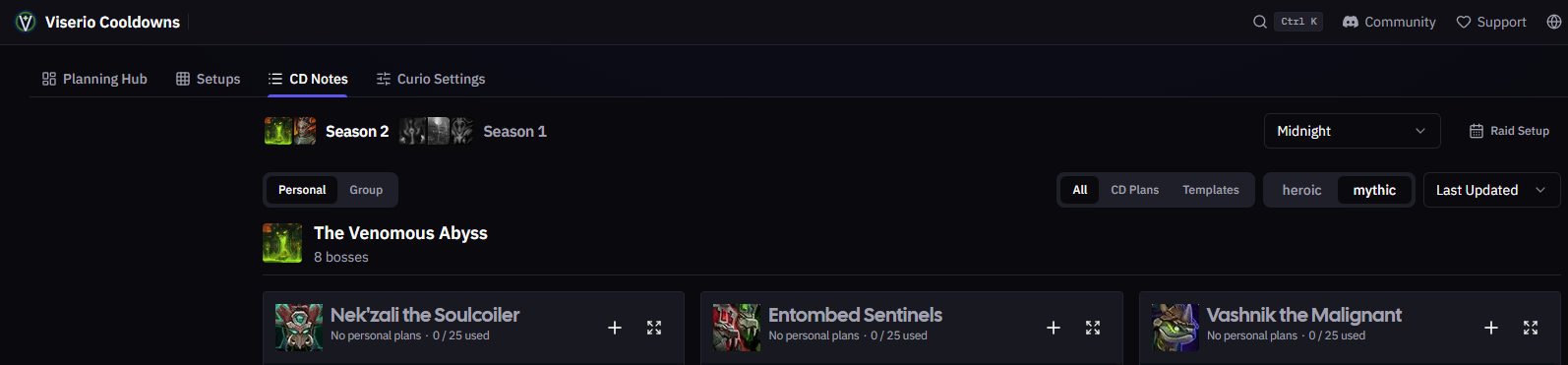 Viserio Cooldowns Updated for Midnight Season 2