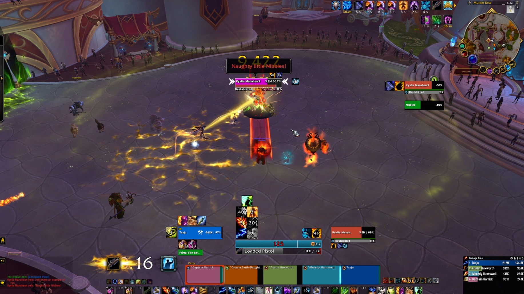 Concealed Pistol in Murder Row - Gain 20% Bonus Damage for 16 Seconds