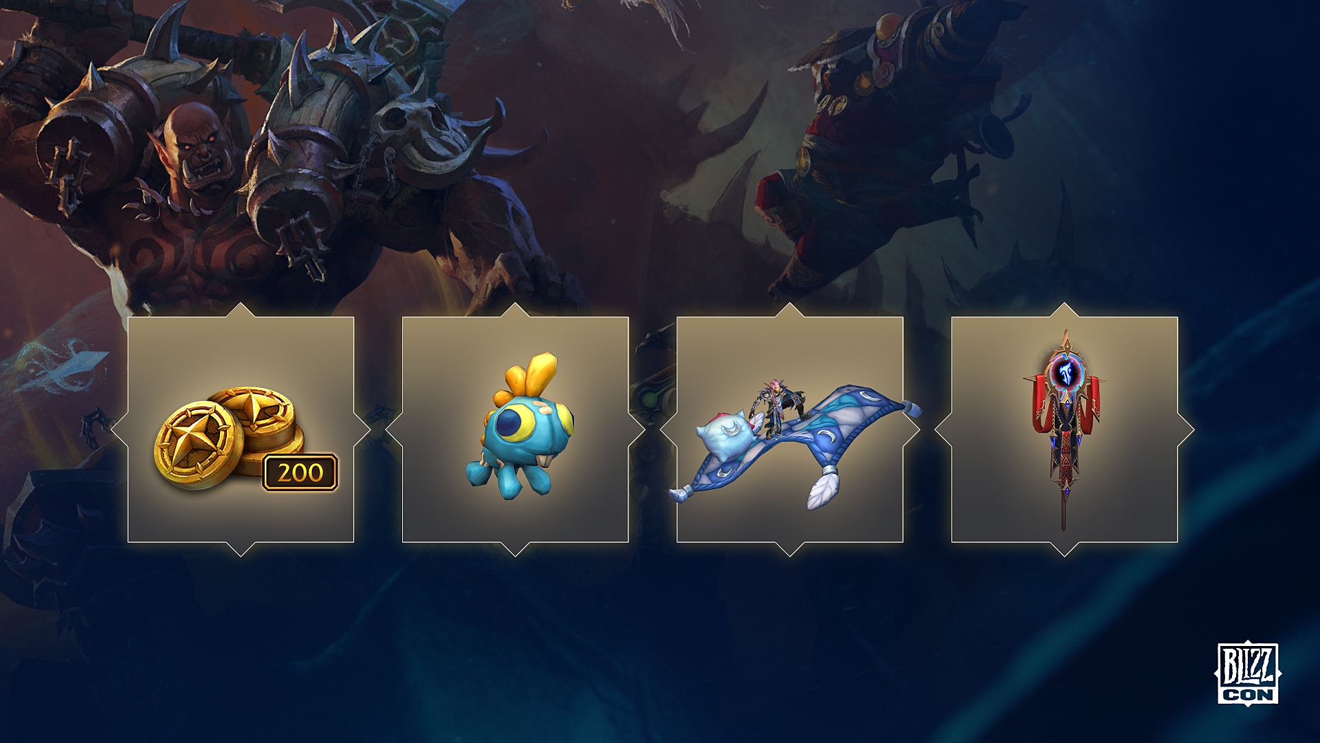 Obtain Trader's Tender, a Flying Quilt Mount and Other Rewards for Watching BlizzCon 2026