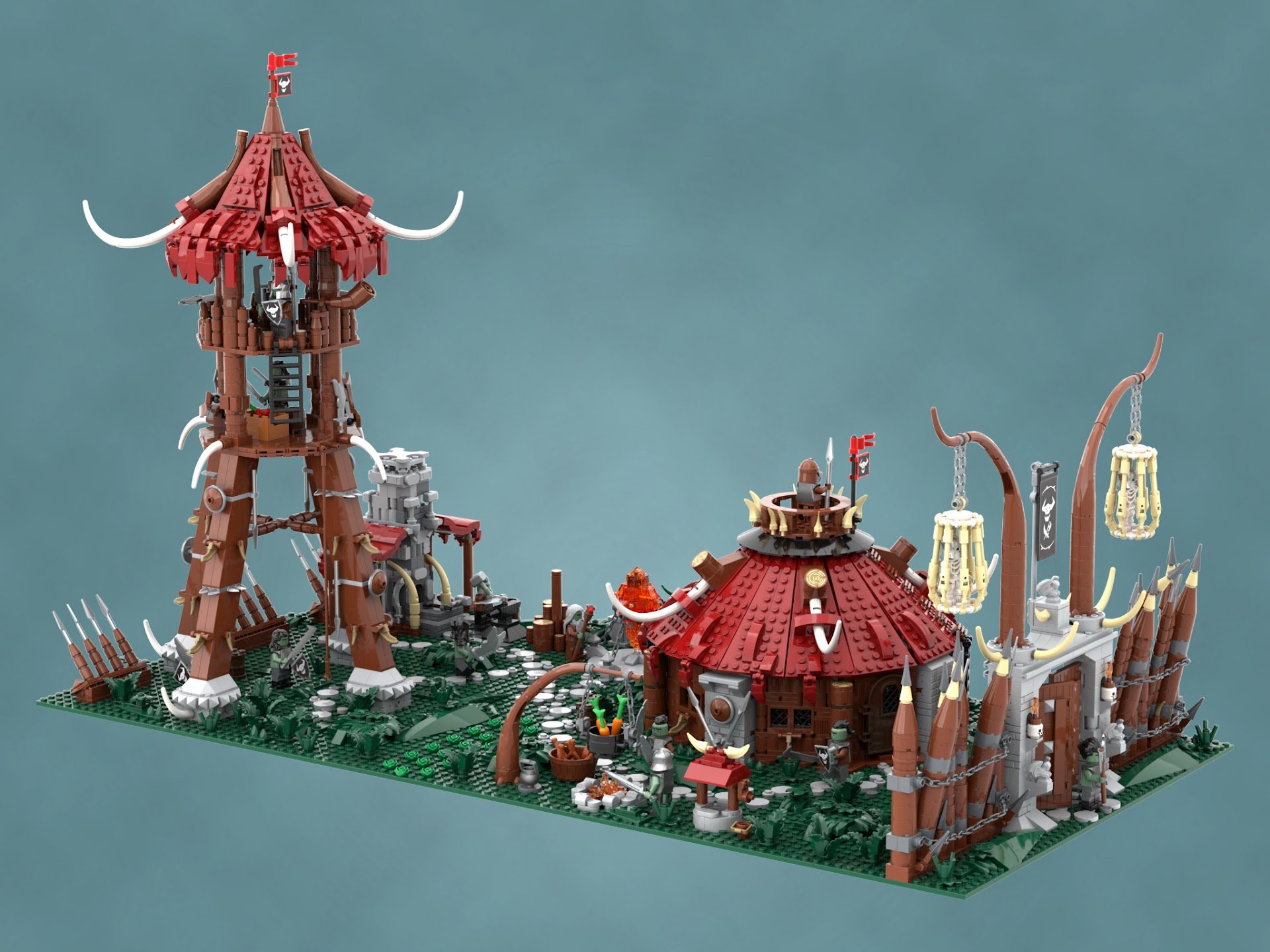 Creating Warcraft Inspired LEGO Sets with the BrickLink Designer Program