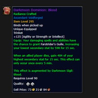 Darkmoon Trinket Discovered to Be Very Powerful by Adjusting Gear
