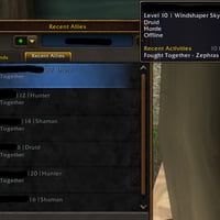 Recent Allies Feature in WoW: Forever Helps with a Sense of Community
