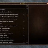 Statistics Pane Now Available in WoW: Forever Beta