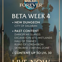 WoW: Forever Teases Announces Week 4 Beta Content - City of Dalaran Dungeon Available