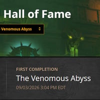 The Venomous Abyss Hall of Fame Now Full