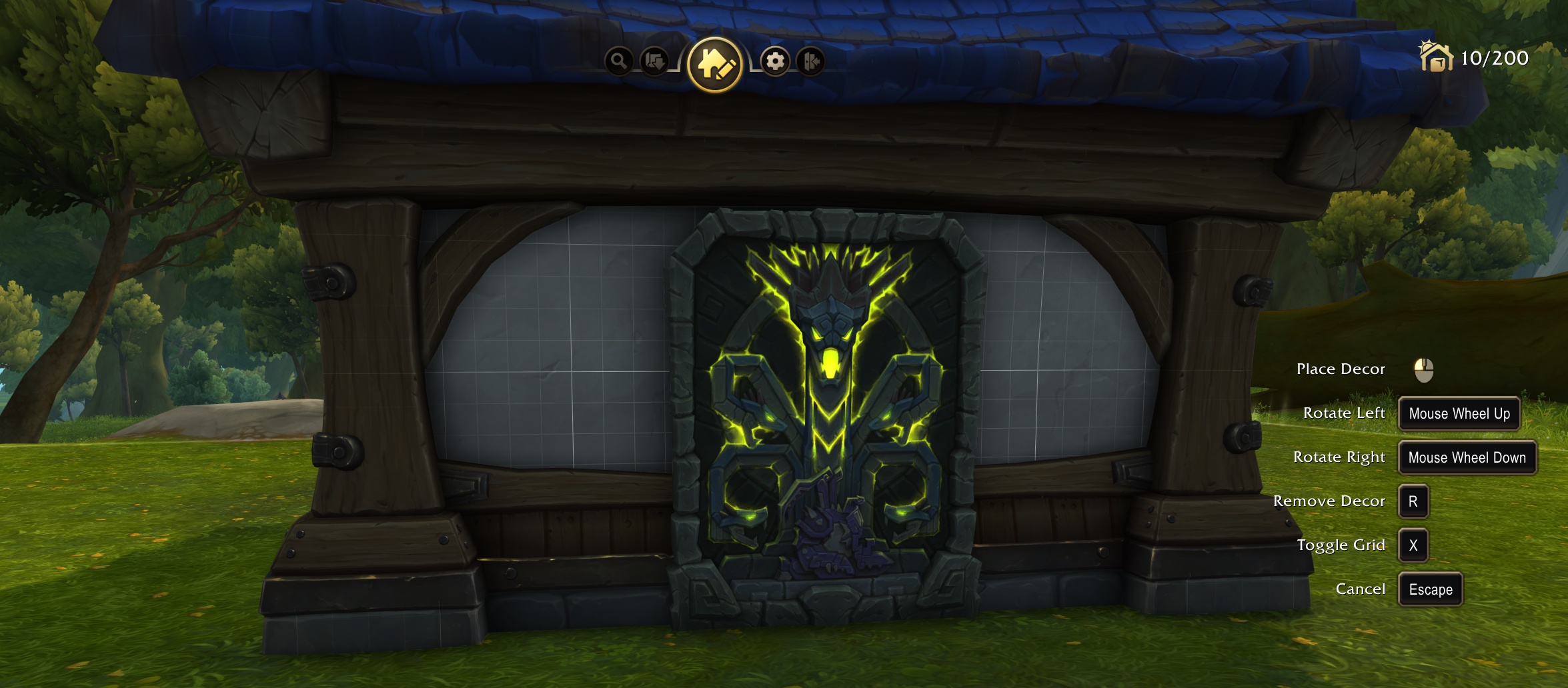 Haranir and Amani Murals as Player Housing Decor on Patch 12.1 PTR