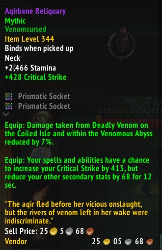 Venomcursed Ula'tek Neck Tuning
