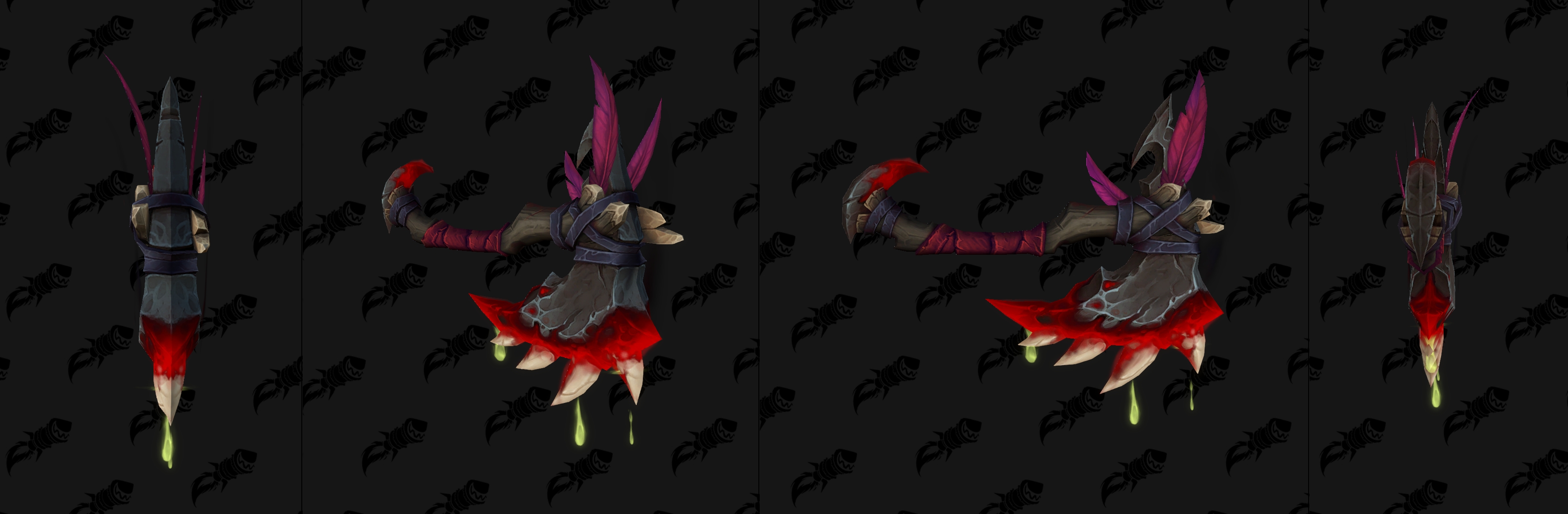 The Venomous Abyss Raid Weapon Models Datamined on Patch 12.1 PTR