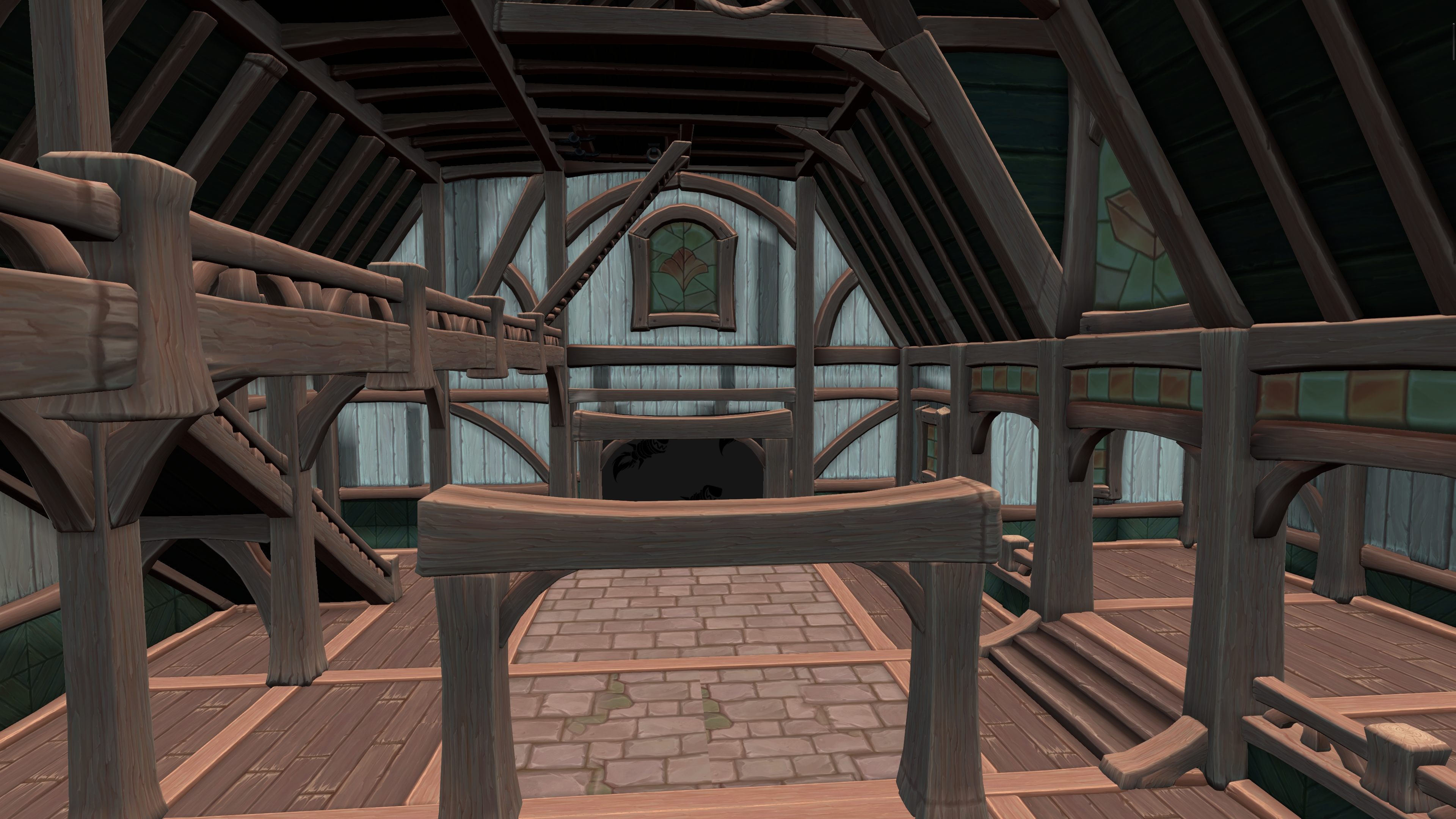 New Artisanal Interior Rooms Datamined - Springtime Westfall Barn