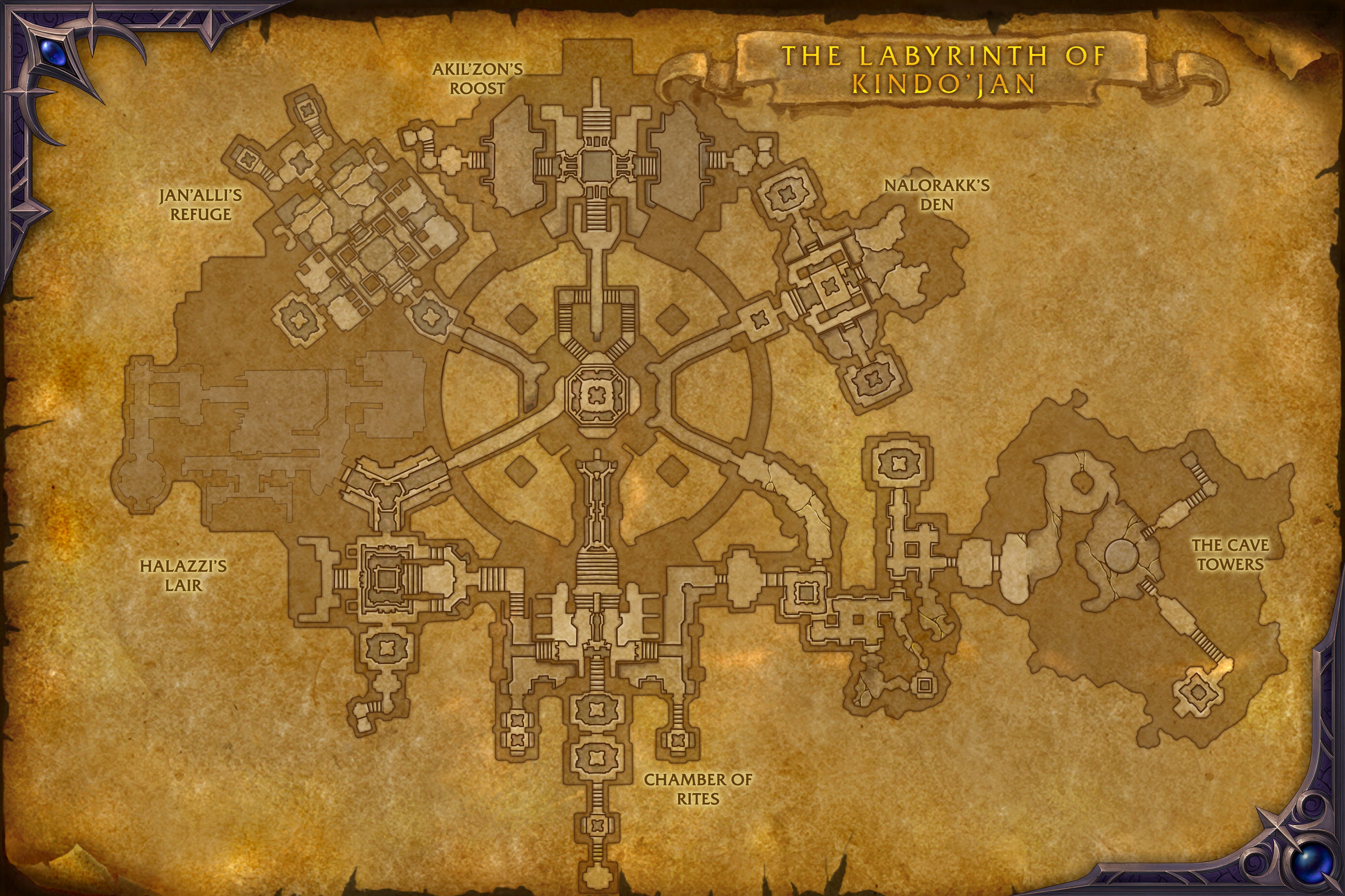 New Datamined Labyrinth and Raid Maps in Patch 12.1.5