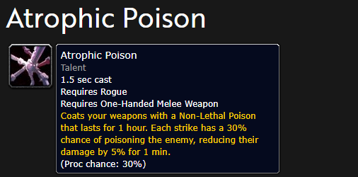 Atrophic Poison Deep Dive - Rogue Raid Buff Discoveries from Community
