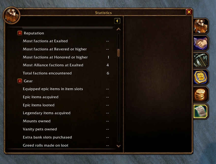 Statistics Pane Now Available in WoW: Forever Beta